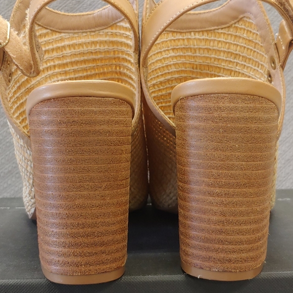 Steven Raffia Sweep Pump Natural Multi-10 - Picture 7 of 14